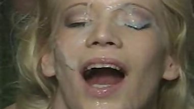 World Bukkake record ! amazing ! vintage video