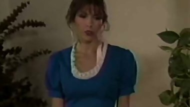 Retro classic Janey Robbins deep throat and anal