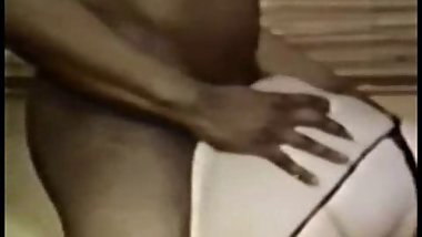 interracial black and white couple having sex