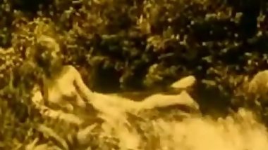 Vintage Erotic Movie 7 - Nude Girl at Waterfall 1920