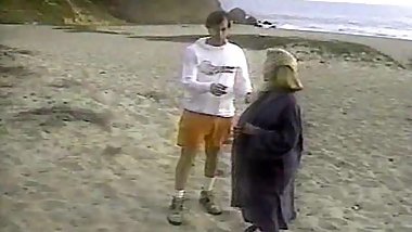 Sexy bikini of vintage blonde