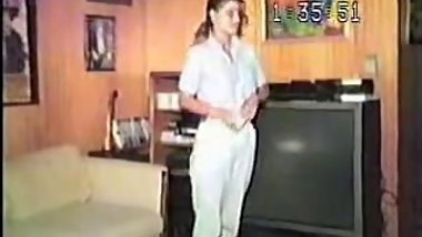 Old VHS Tape Of Old Fat Guy Fucking His Lovely Young Wife !