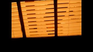 Blonde College Babe Leaves Blinds Open 2