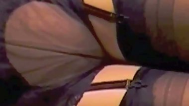 Black French Knickers Fur Coat