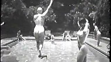 Women at a Swimming Pool