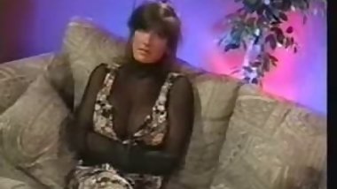 Sexy brunette MILF with lovely big tits