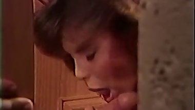 Vintage Threesome On Stairway