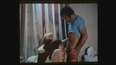 Vintage Group With Lots of Licking