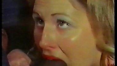 Vintage Blonde Taking A Black Cock