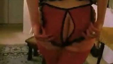 Claire in Crotchless Panties Again