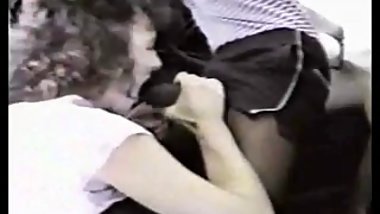 Belo vintage interracial bi