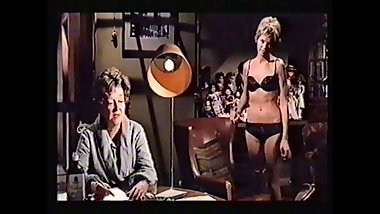Susannah York Black Bra & Panties. Vintage Lesbian.
