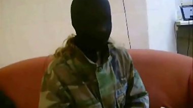 smoking pantyhosed mask robber
