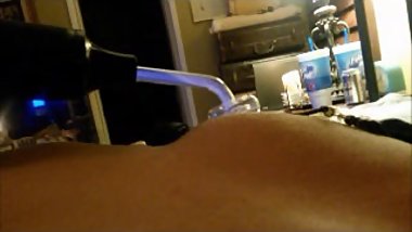 New restrained MILF having Violet Ray wand used on nipples