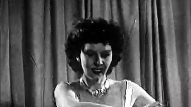 Long Legged Brunette Dances (1940s Vintage)