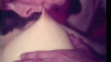 Red Lipped Vixen Sucks and Fucks Lover (1970s Vintage)