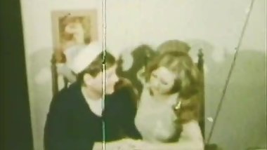 Sailor's Girlfriend Deepthroat Mouth Cumshot (1960s Vintage)