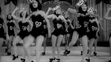 Burlesque Girls Dance on Stage (1940s Vintage)
