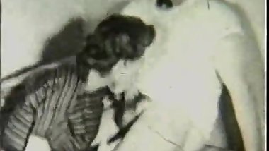 Mister Incognito gets Deep Blowjob (1950s Vintage)