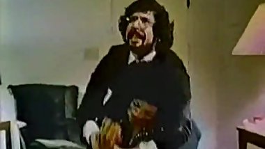 Ebony MILF Masturbates in Front of Man (1970s Vintage)