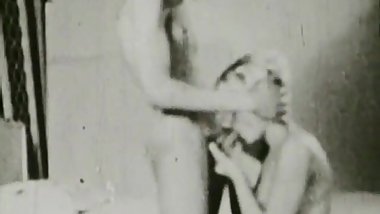 Amateur Couple in Oral Sex Twist (1950s Vintage)