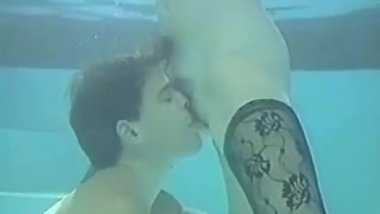 Renee Morgan in the pool