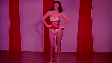 Raven Haired Beauty Dances Seductively (1950s Vintage)