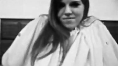 Busty Teen with Hairy Pussy Needs an Orgasm (1960s Vintage)