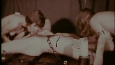 Chained Stache Slave