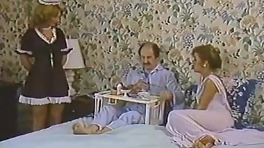 Karen Summer, Nina Hartley in porn classic clip with a horny