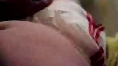Ron horny in to a Adidas White with Red streak Short