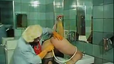 Retro Bathroom Enema