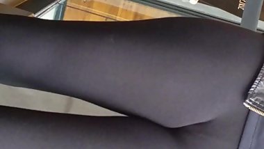 upclose camel toe!!!! at college Starbucks