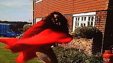 Wind Blown Skirt Problems For Attractive Estate Agent 5