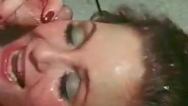 Vintage milf showered..