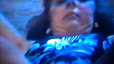 Vintage young wife dancing