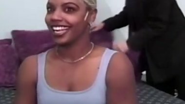 Amateur vintage ebony rimmed and fucked