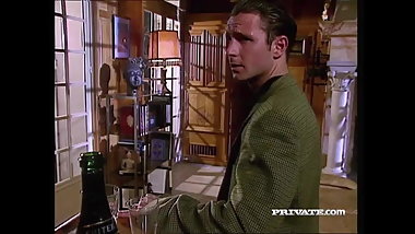 Silvia Saint Sucks a Cock at a Party While Everyone Watches