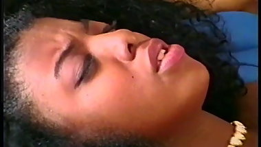 Horny Black Chick Fucks Peter North