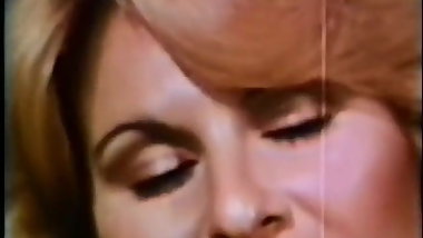 70s retro Blonde by the pool