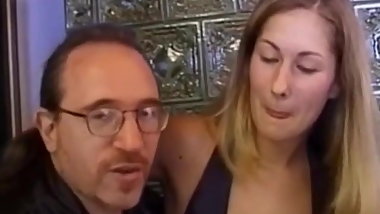 Vintage czech newbie rides oldmans cock