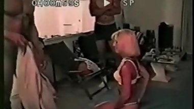 Gangbang Archive - Vintage MILF interracial bulls orgy