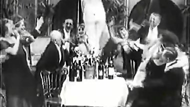 Lady gets Drunk at Her Birthday's Party (1910s Vintage)