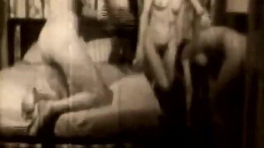 Mom Helps Daughter Fuck Boyfriend (1950s Vintage)