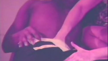 Interracial Group Sex on a Large Bed (1970s Vintage)