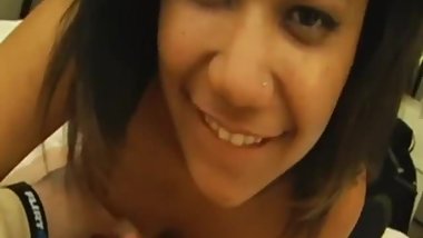 Cocksucking retro nubian teen swallows jizz