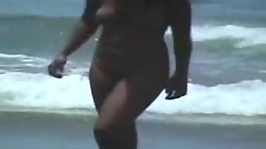 nude couple at the beach