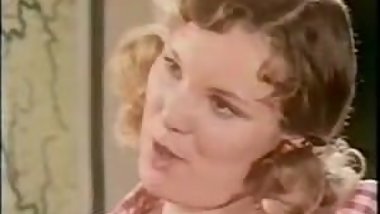 Vintage Creampie (What does she say in German?)