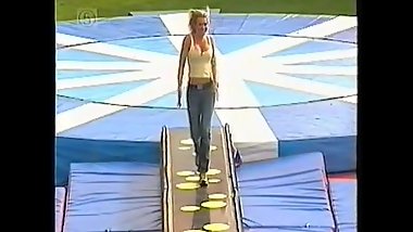 Nell McAndrew Nice Bouncing & Cleavage NN