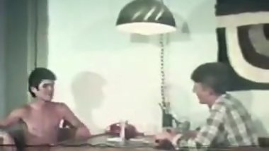 Vintage/Hot strip poker game.